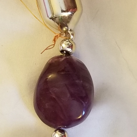 SALE 🦚HP🦚 NWT Lerdu Infinity Scarf Purple - Picture 6 of 6